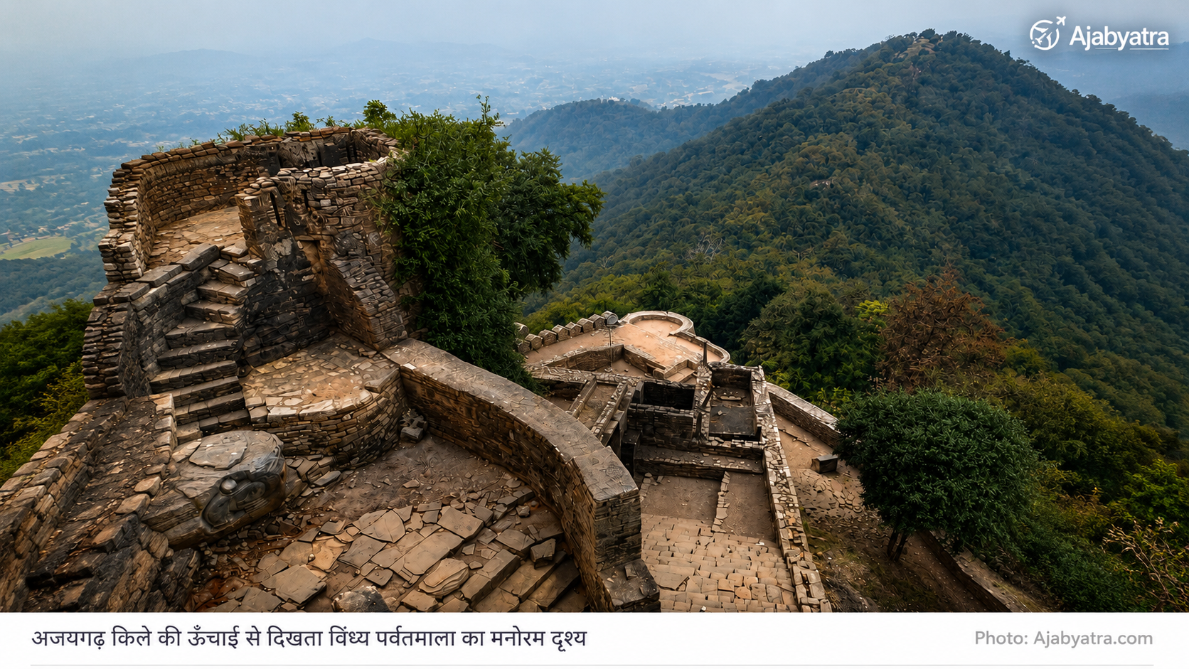Ajaygarh Fort Viewpoint